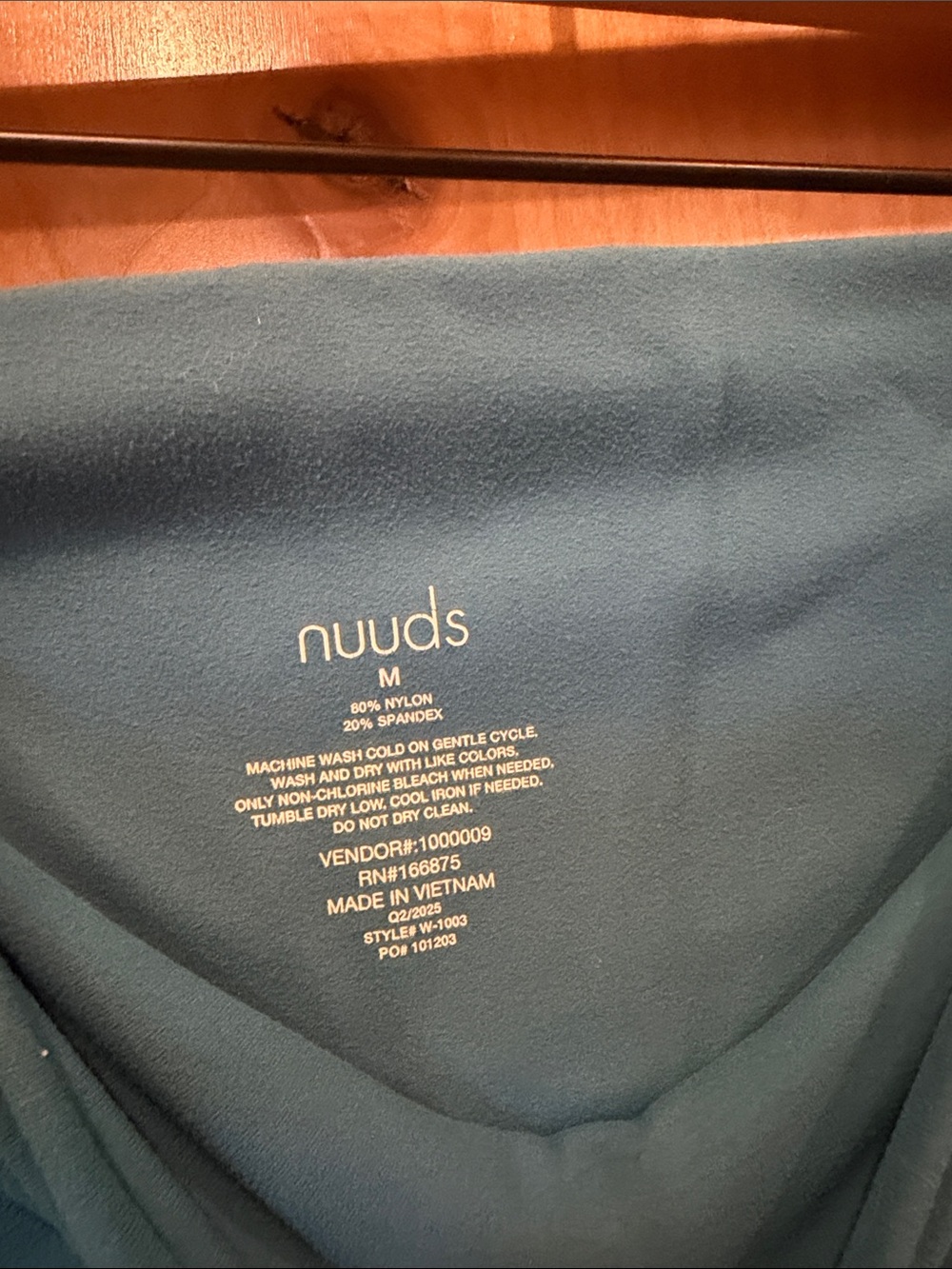 NUUDS | Teal Blue Leggings - Women's M